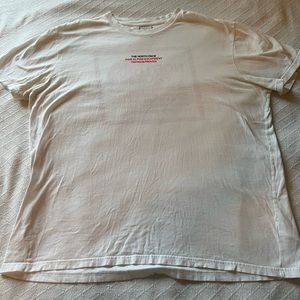North Face white shirt. Size: XXL